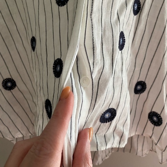 Madewell Stripes and Flowers Button Up - Picture 7 of 9